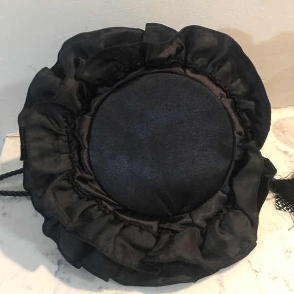 H&M ruffled black shoulder bag - Picture 4 of 6